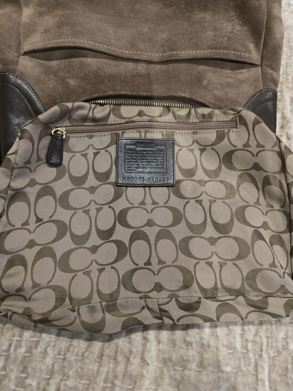 Coach stylish brown